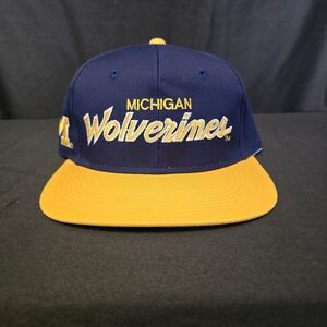 Michigan Wolverines Blue and Yellow Cap